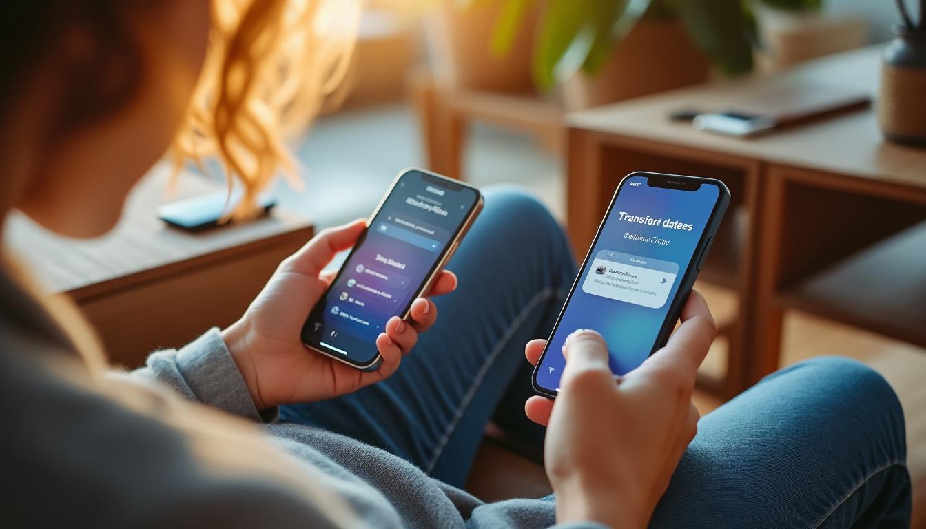 Illustration: Les méthodes officielles pour transférer des données entre appareils iOS