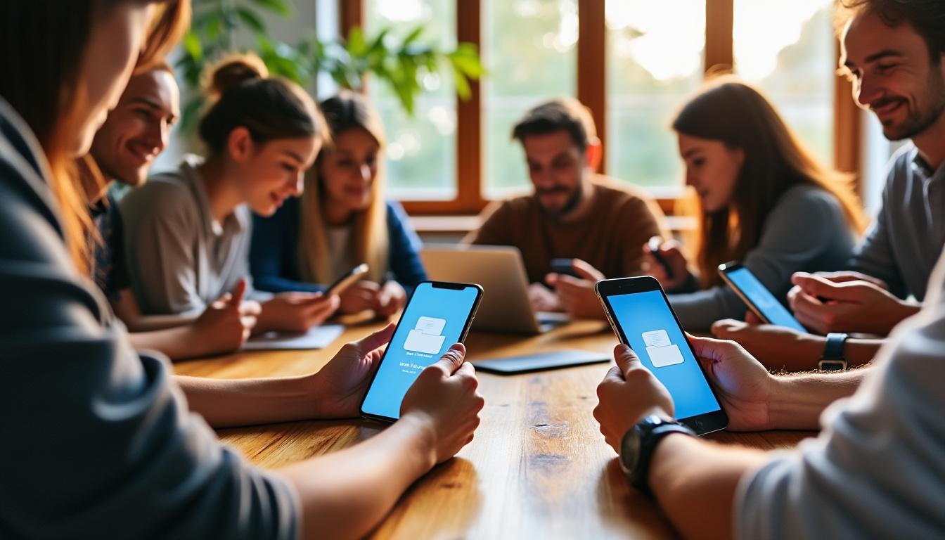 Illustration: Appareils et versions iOS compatibles avec AirDrop
