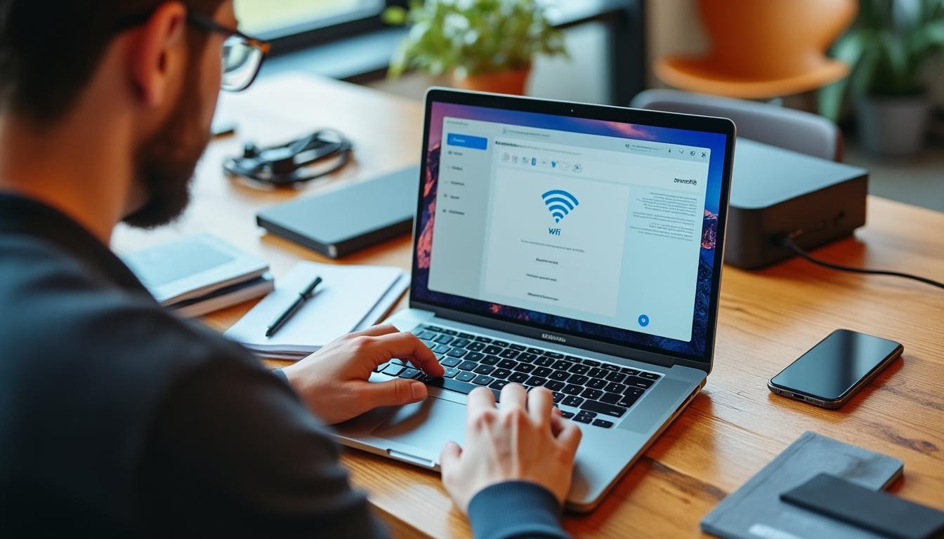 Illustration: Prérequis pour la connexion wifi sur ordinateur portable