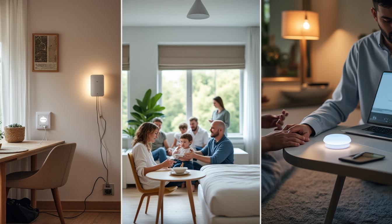 Illustration: Comparaison du wifi mesh avec les autres solutions pour la maison (répéteurs, routeurs, CPL)