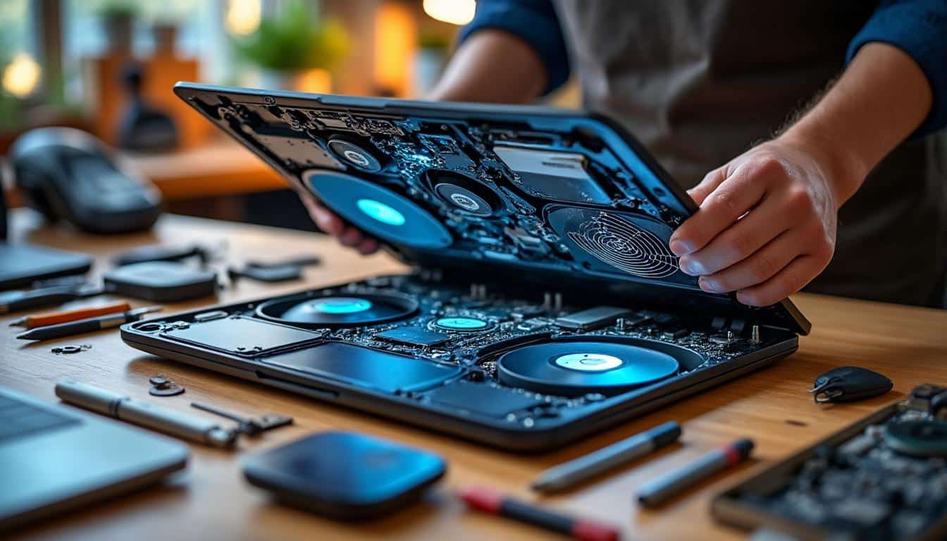 Illustration: Définition et importance du refroidissement dans un ordinateur portable