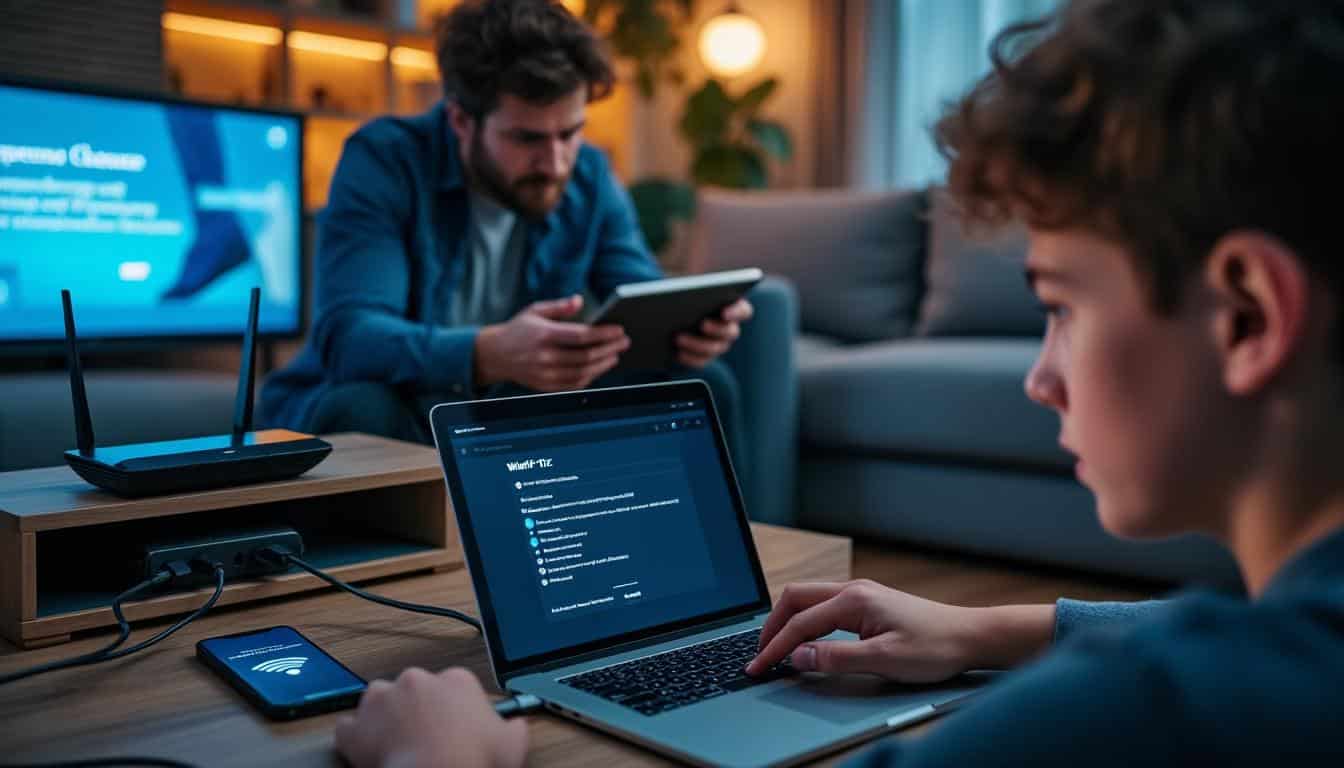 Illustration: Identifier les menaces et failles courantes du réseau wifi domestique