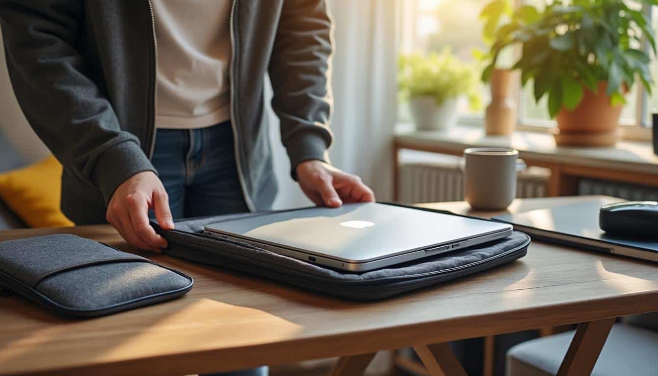 Illustration: Protection et transport : quels accessoires utiles pour protéger un ordinateur portable ?