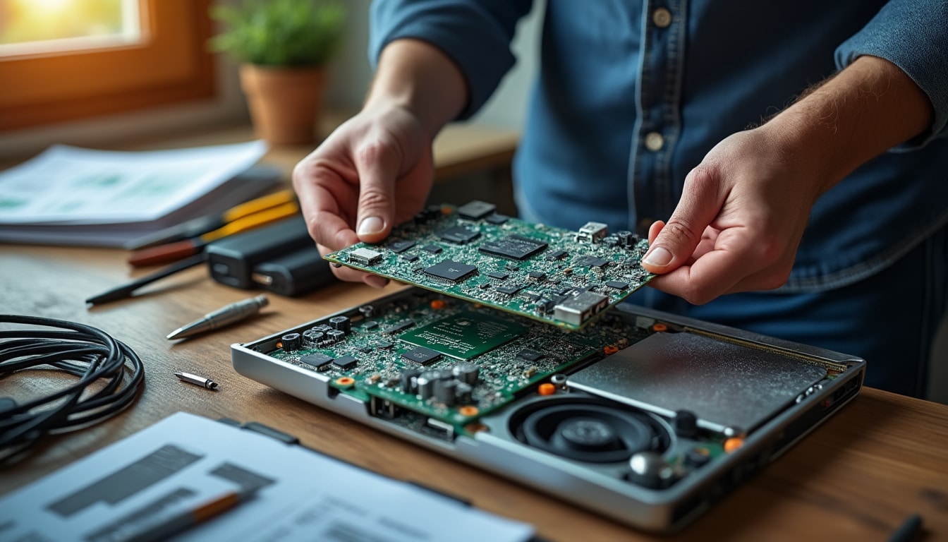 Illustration: Définition et rôle de la carte graphique dans un PC portable