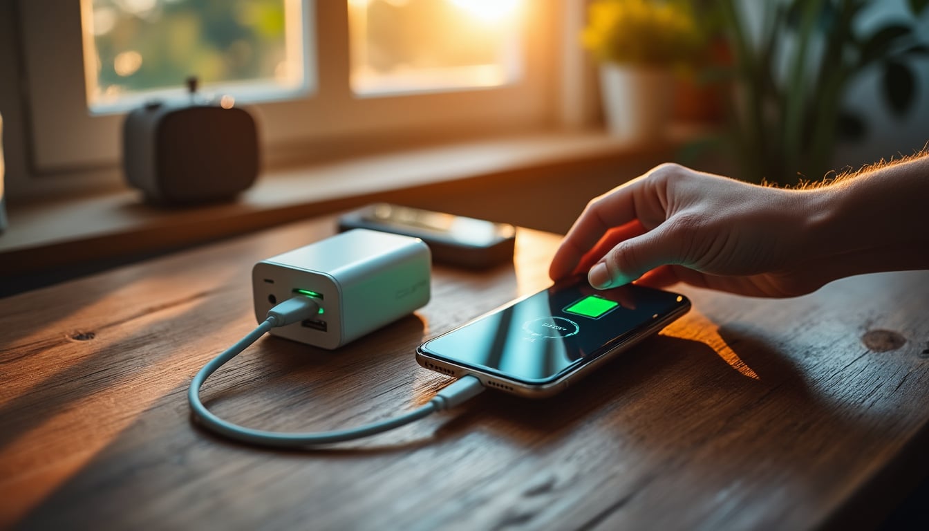 Illustration: Définition et fonctionnement de la charge rapide de smartphone