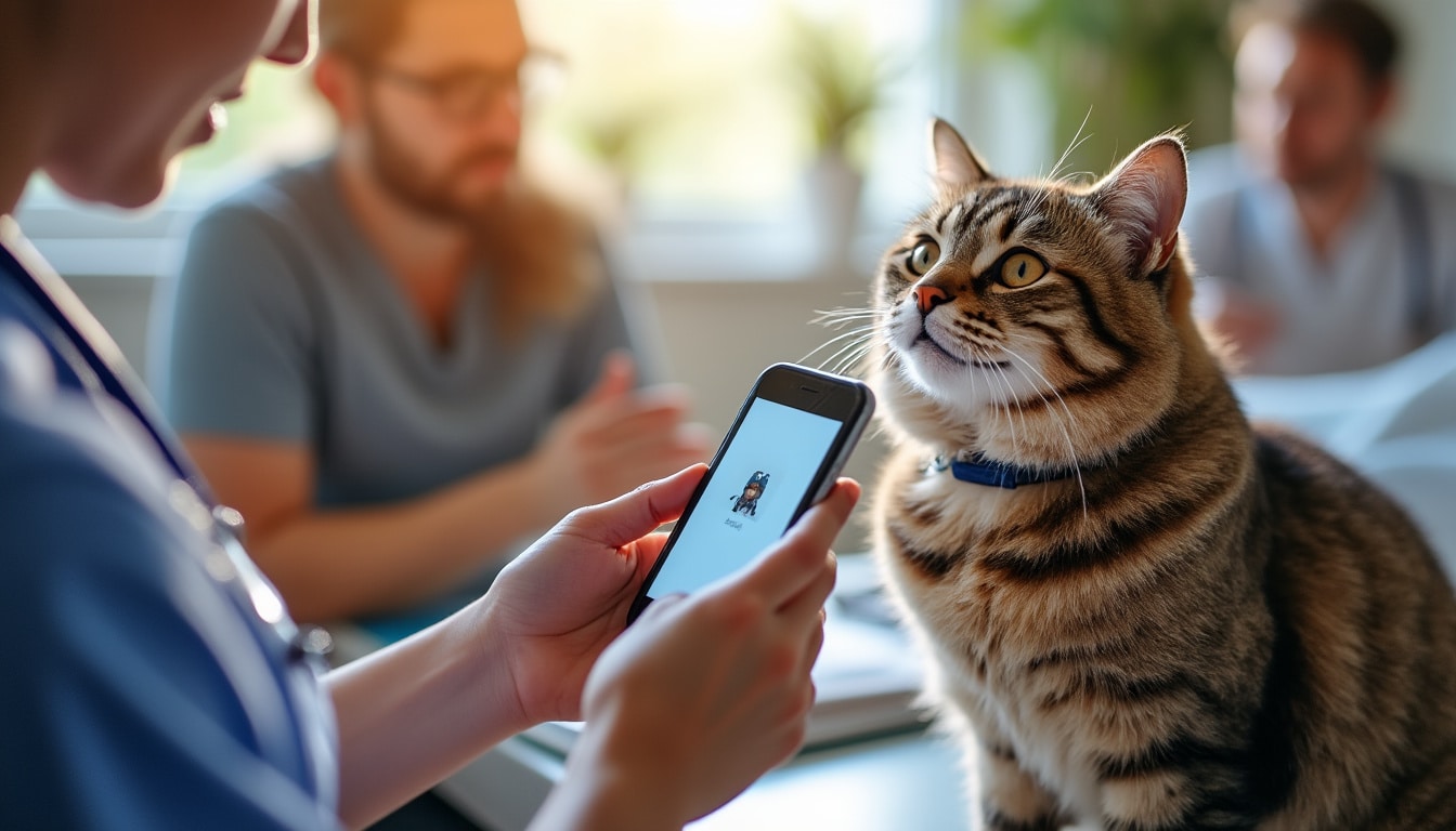 Illustration: Différences entre la puce d’identification RFID et la puce GPS pour chat