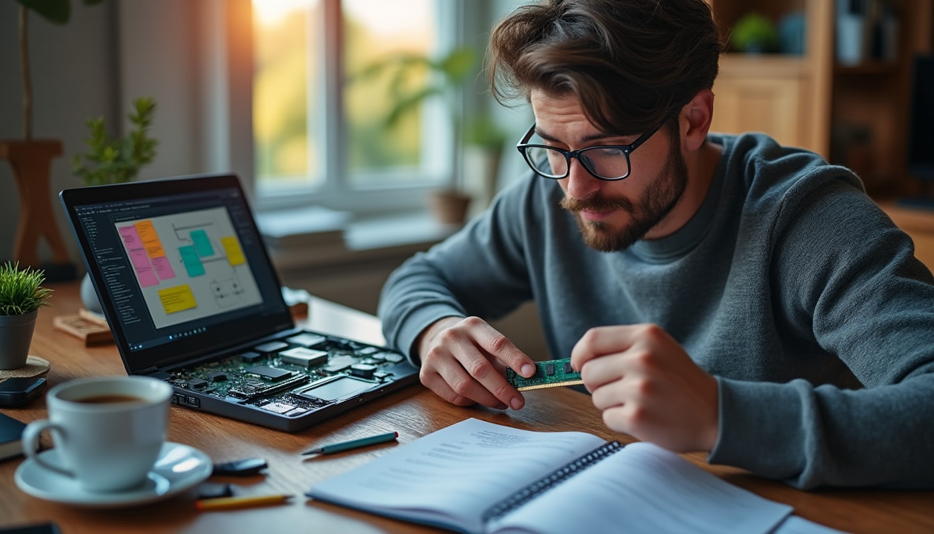 Illustration: Comprendre le rôle de la mémoire RAM avant d’ajouter de la RAM sur un PC portable