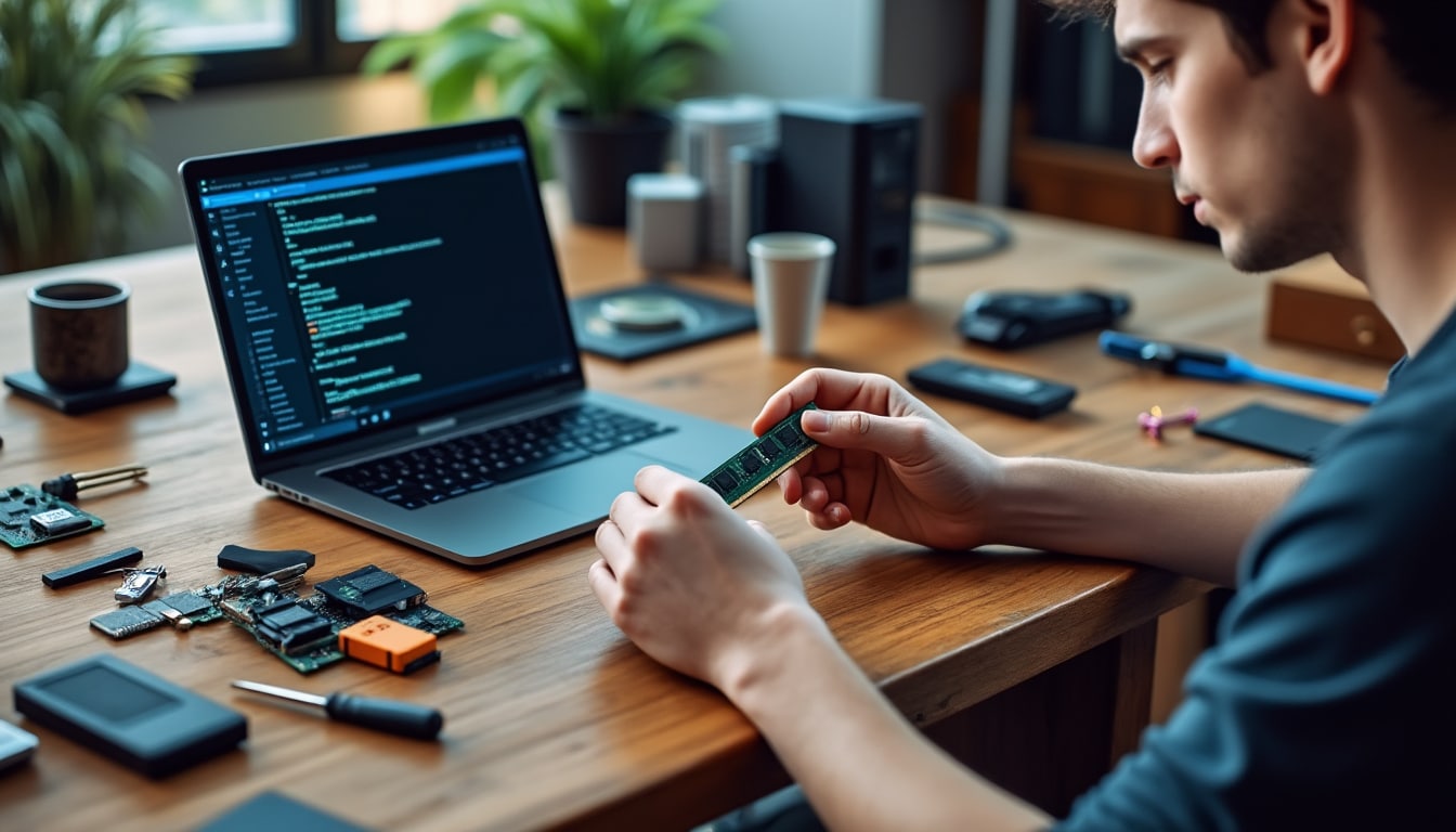 Illustration: Vérifier la compatibilité et choisir la RAM adaptée à son PC portable