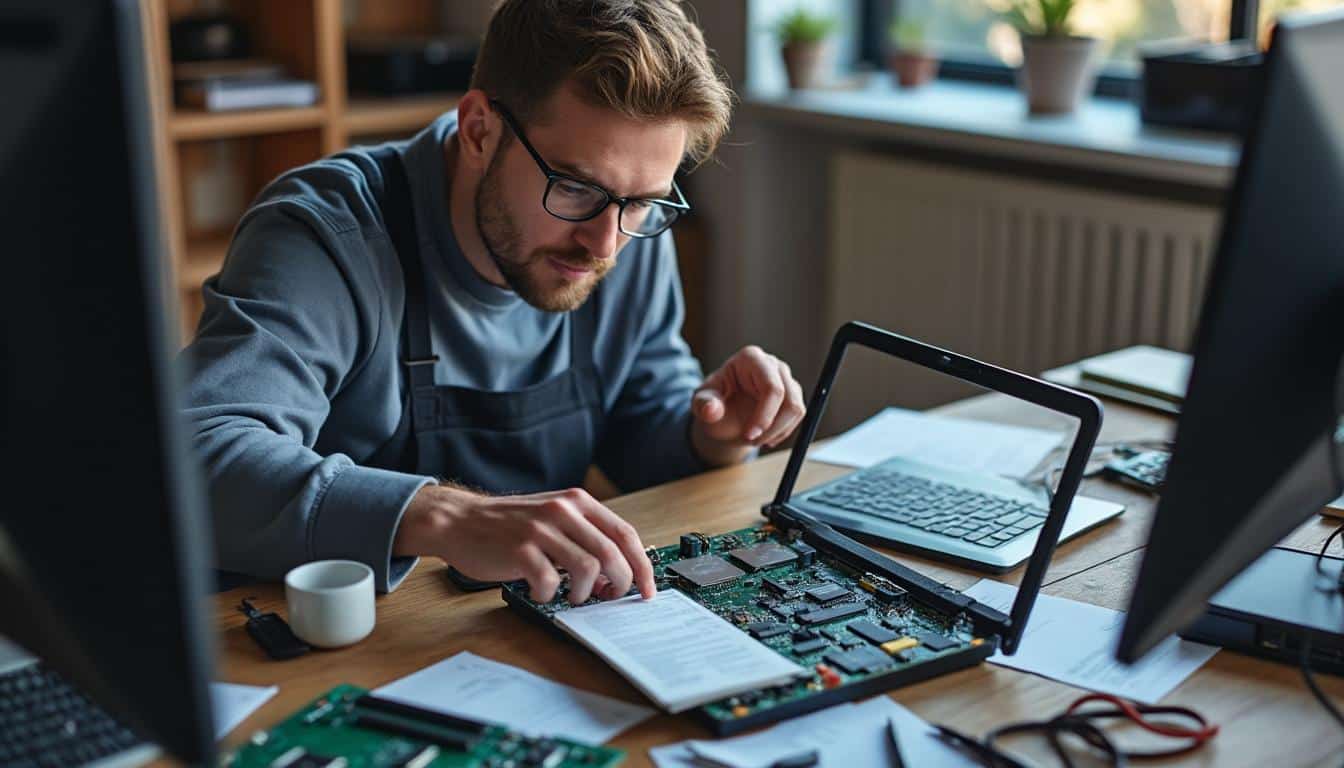 Illustration: Comment vérifier la compatibilité avec la carte mère avant de changer le processeur d’un PC portable ?