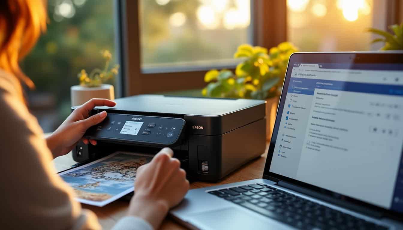 Illustration: Préparer votre imprimante Epson pour la connexion au réseau wifi : les étapes clés