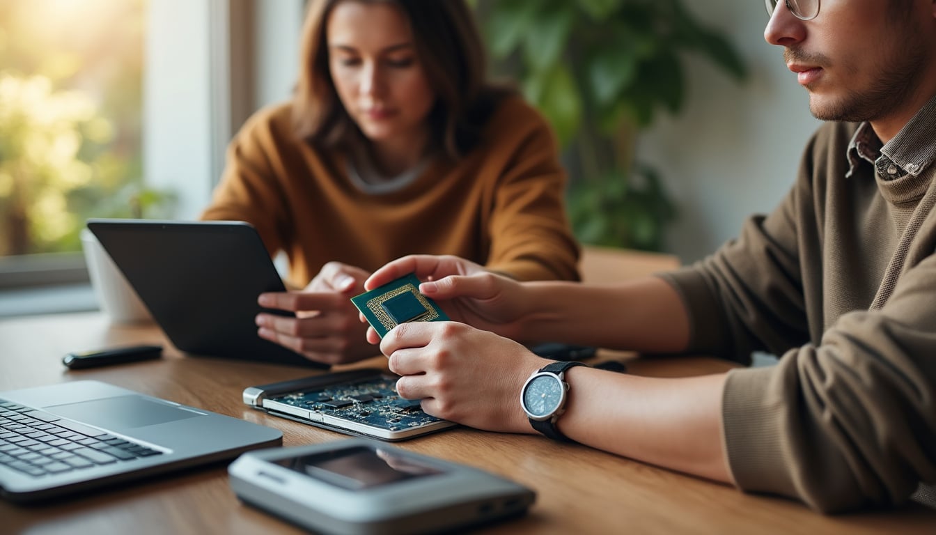 Illustration: Différences entre processeur de PC portable et processeur de bureau