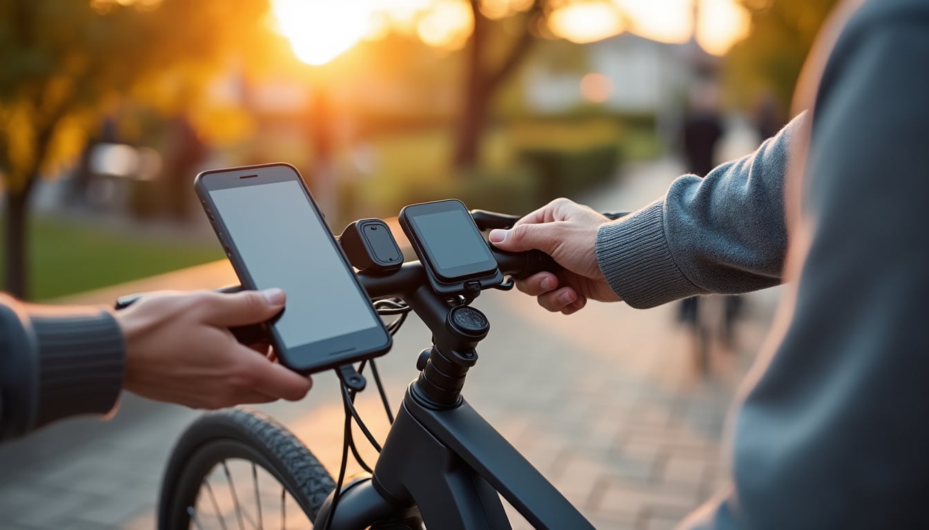 Illustration: Compatibilité et intégration du smartphone grip Bosch avec les vélos électriques