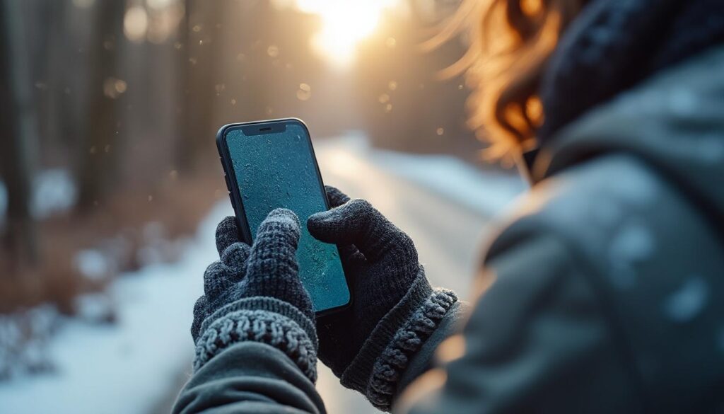 Écran tactile insensible en hiver et par temps froid : causes et solutions
