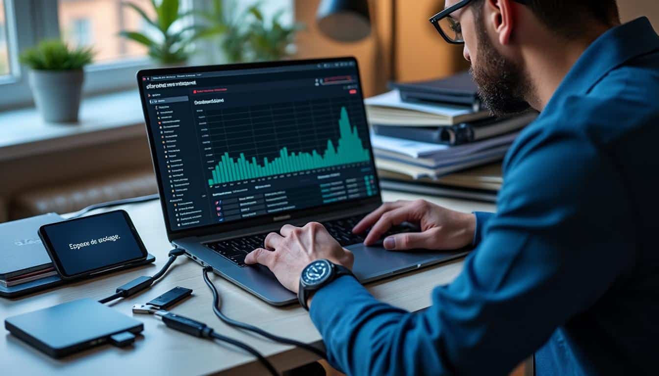 Illustration: Comprendre le rôle du stockage interne dans la lenteur du système et l’optimisation des performances