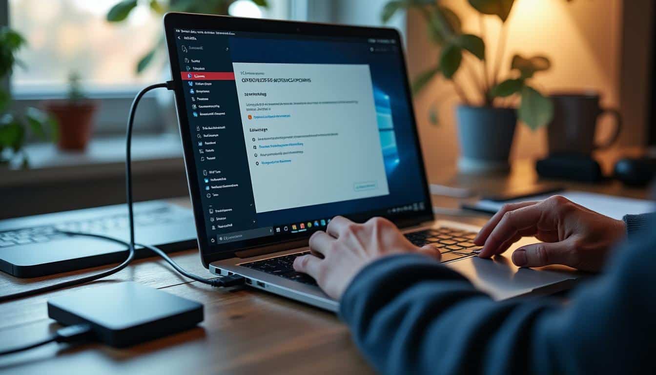 Stockage interne : paramétrage de la sauvegarde automatique efficace