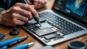 Que faire si la charnière de votre portable présente un jeu excessif