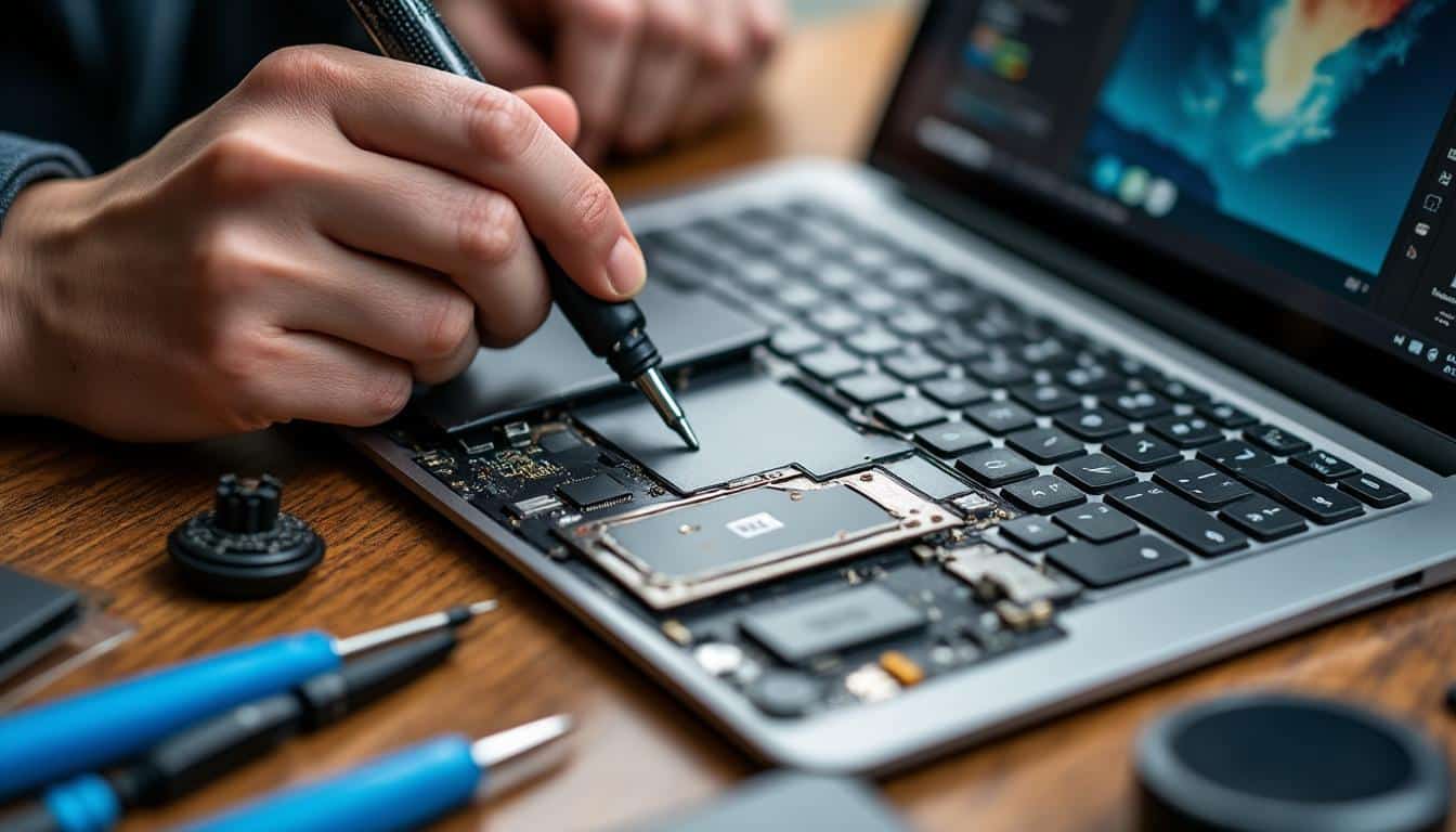 Que faire si la charnière de votre portable présente un jeu excessif