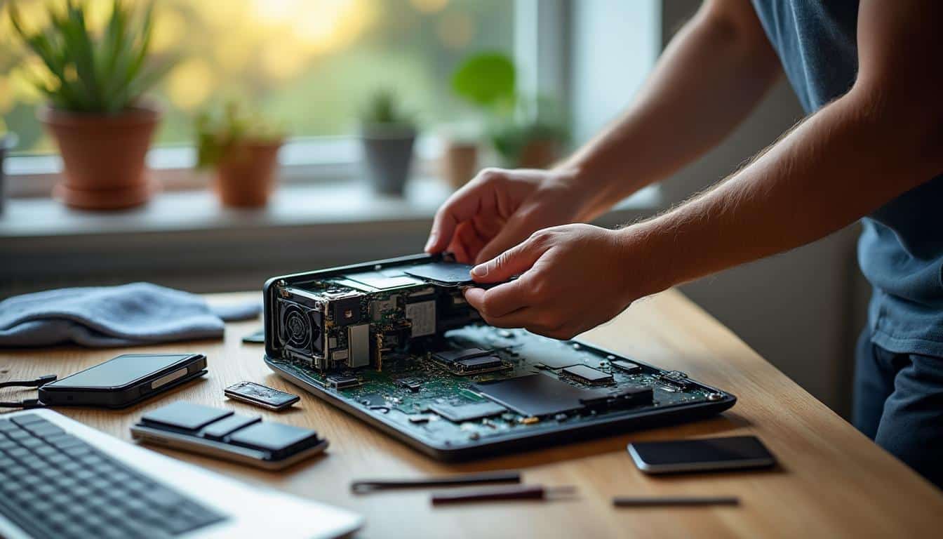 Illustration: Découvrir les composants clés pour mieux entretenir son ordinateur portable