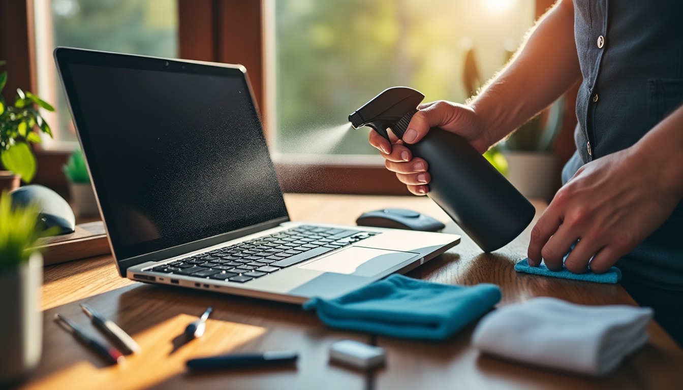 Illustration: Comprendre l’importance de l’entretien complet d’un ordinateur portable
