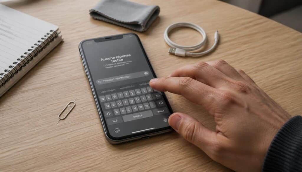 Écran tactile qui ne répond plus : causes et solutions